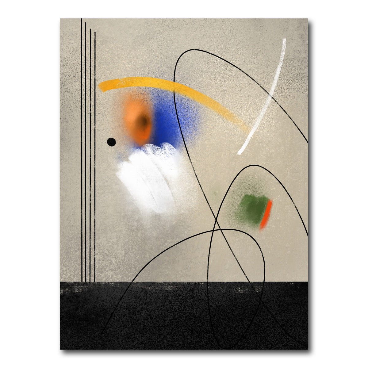 AUTO-MOCKUP WHITE | Lines in Color | 1 Piece | Gallery Wrap Canvas | group=3x4
