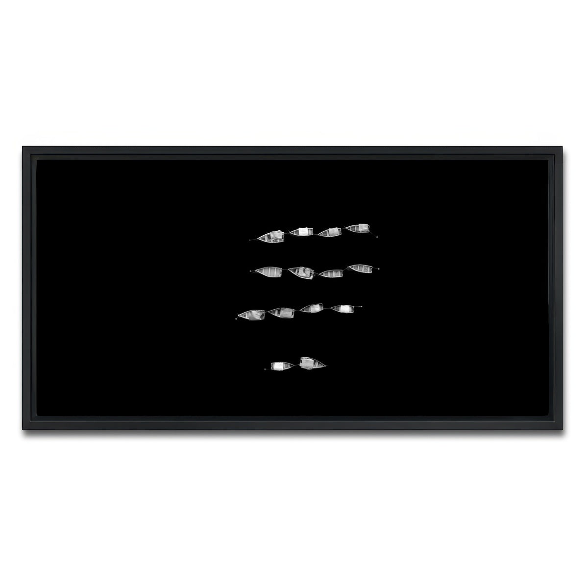AUTO-MOCKUP WHITE | Lines of Stillness | 1 Piece | Black Framed Canvas | group=2x1