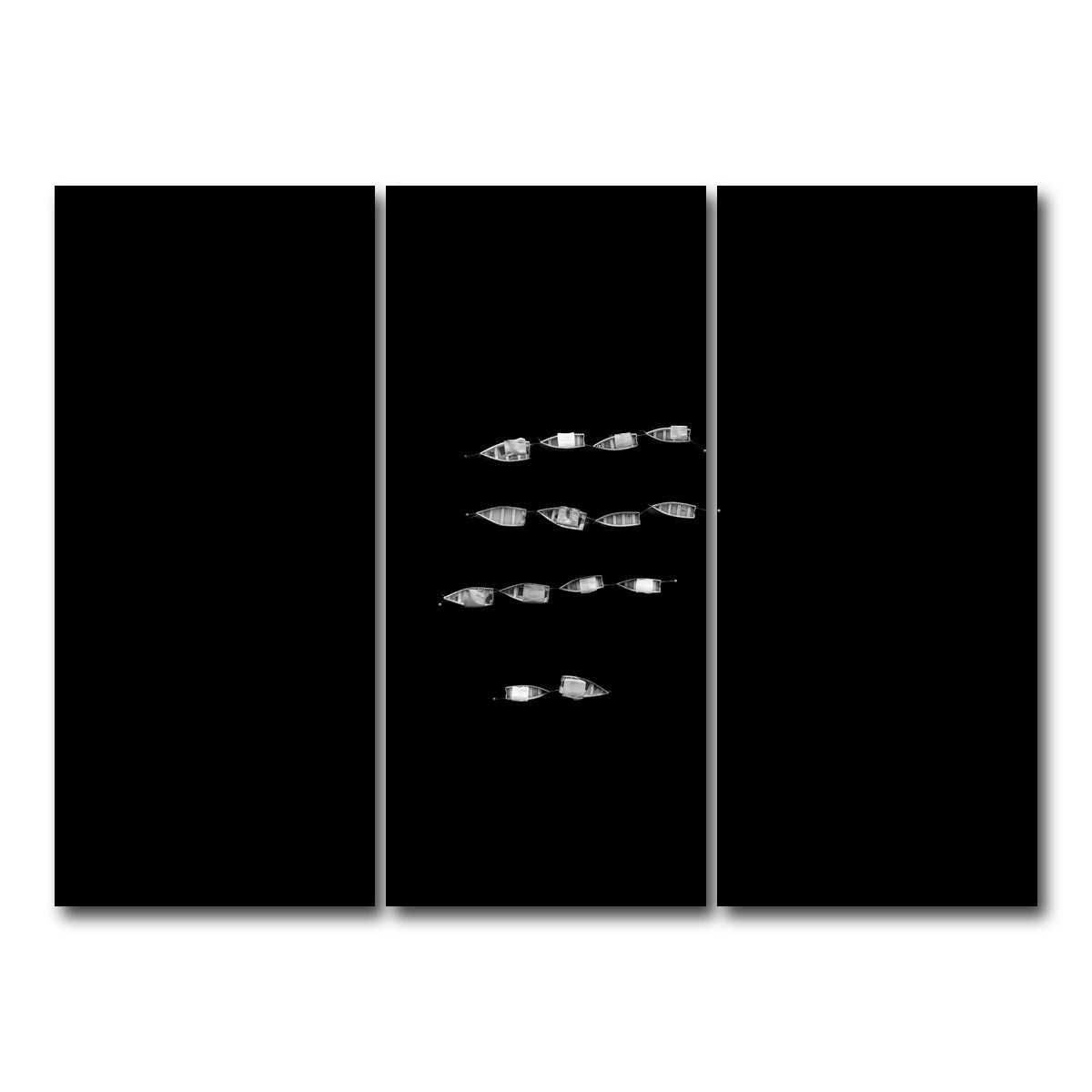 AUTO-MOCKUP WHITE | Lines of Stillness | 3 Piece | Gallery Wrap Canvas | group=8x18