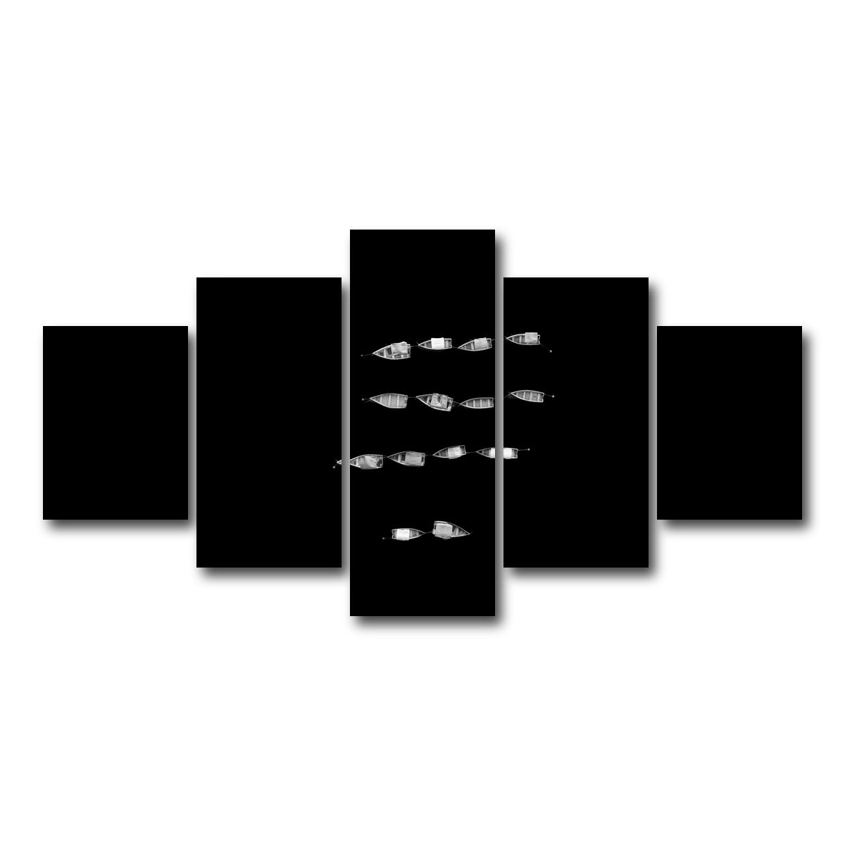 AUTO-MOCKUP WHITE | Lines of Stillness | 5 Piece | Gallery Wrap Canvas | group=5_short