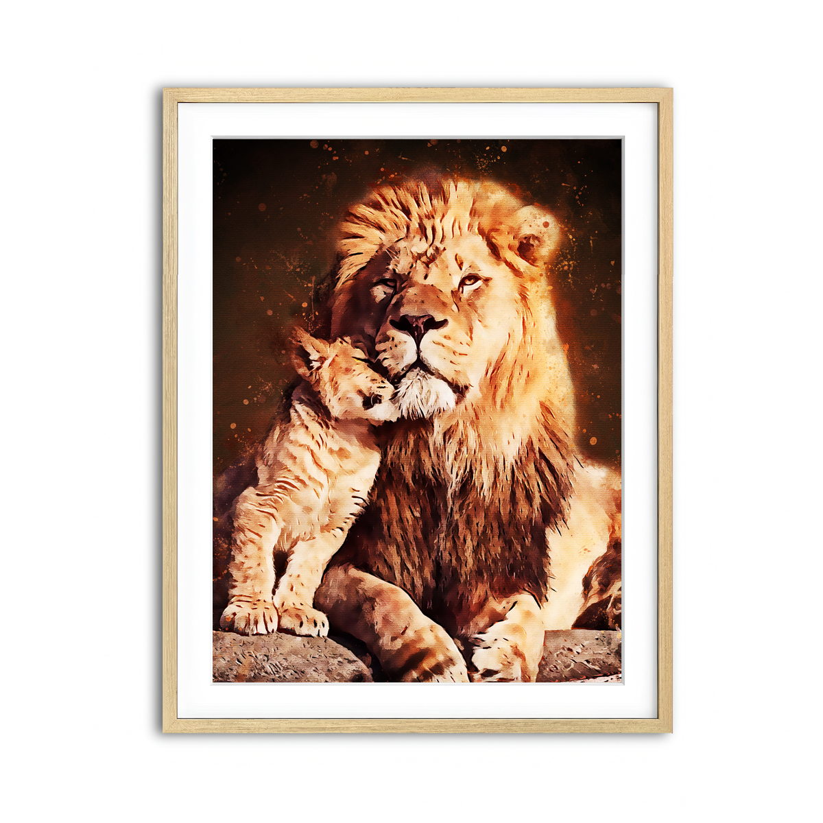 Framed Print 3x4 Natural