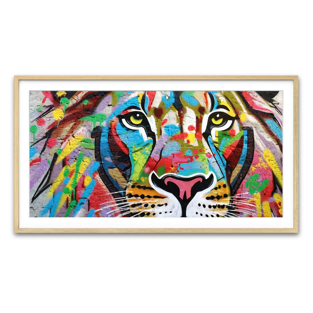 Framed Print 2x1 Natural