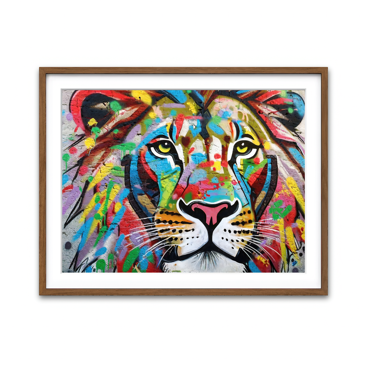 Framed Print 4x3 Walnut