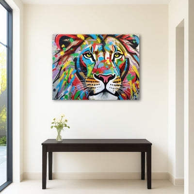 AUTO-MOCKUP ROOM | Lion Graffiti