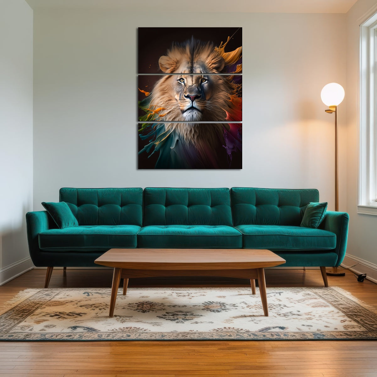 AUTO-MOCKUP ROOM | Lion Portrait