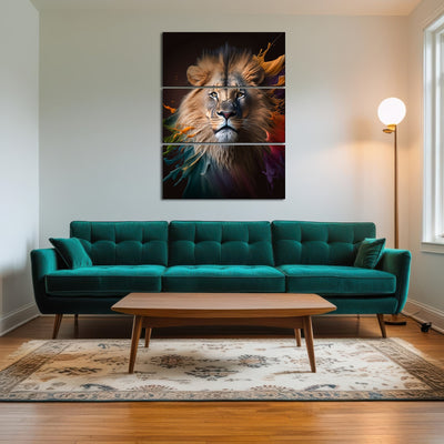AUTO-MOCKUP ROOM | Lion Portrait