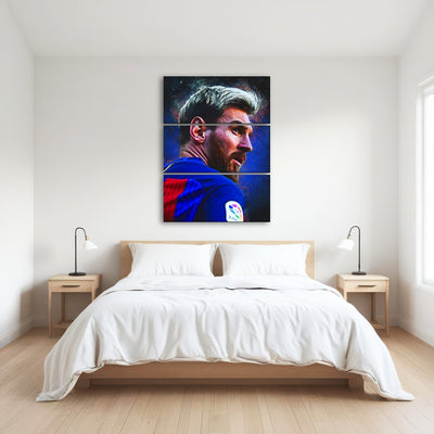 AUTO-MOCKUP ROOM | Lionel Messi Painting