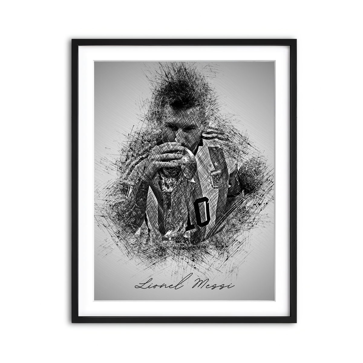 Framed Print 3x4 Black