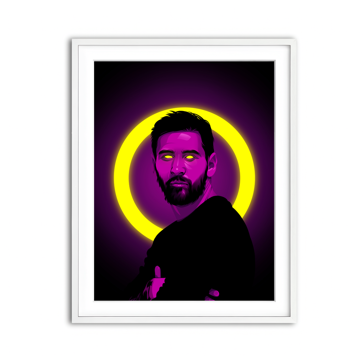 Framed Print 3x4 White