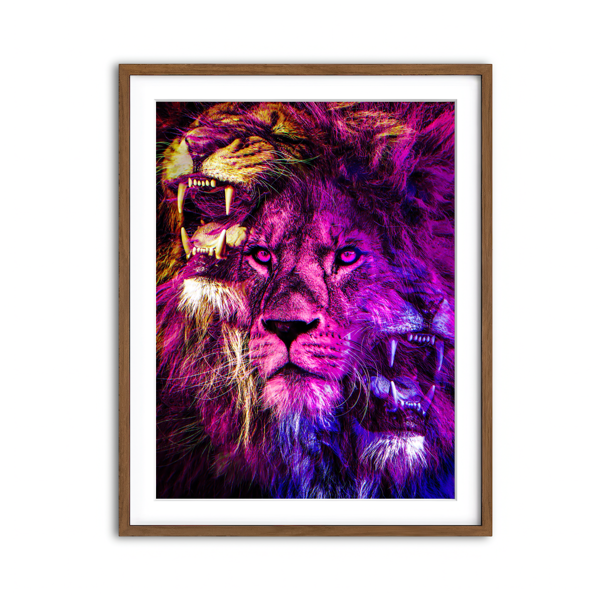 Framed Print 3x4 Walnut