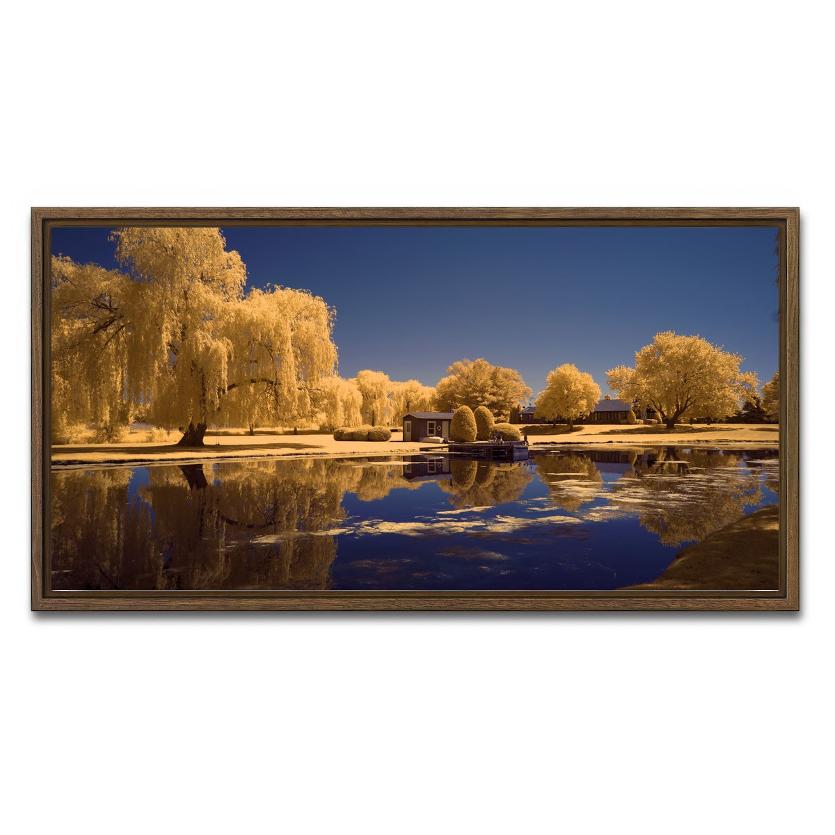 AUTO-MOCKUP WHITE | Lippold Park | 1 Piece | Walnut Framed Canvas | group=2x1