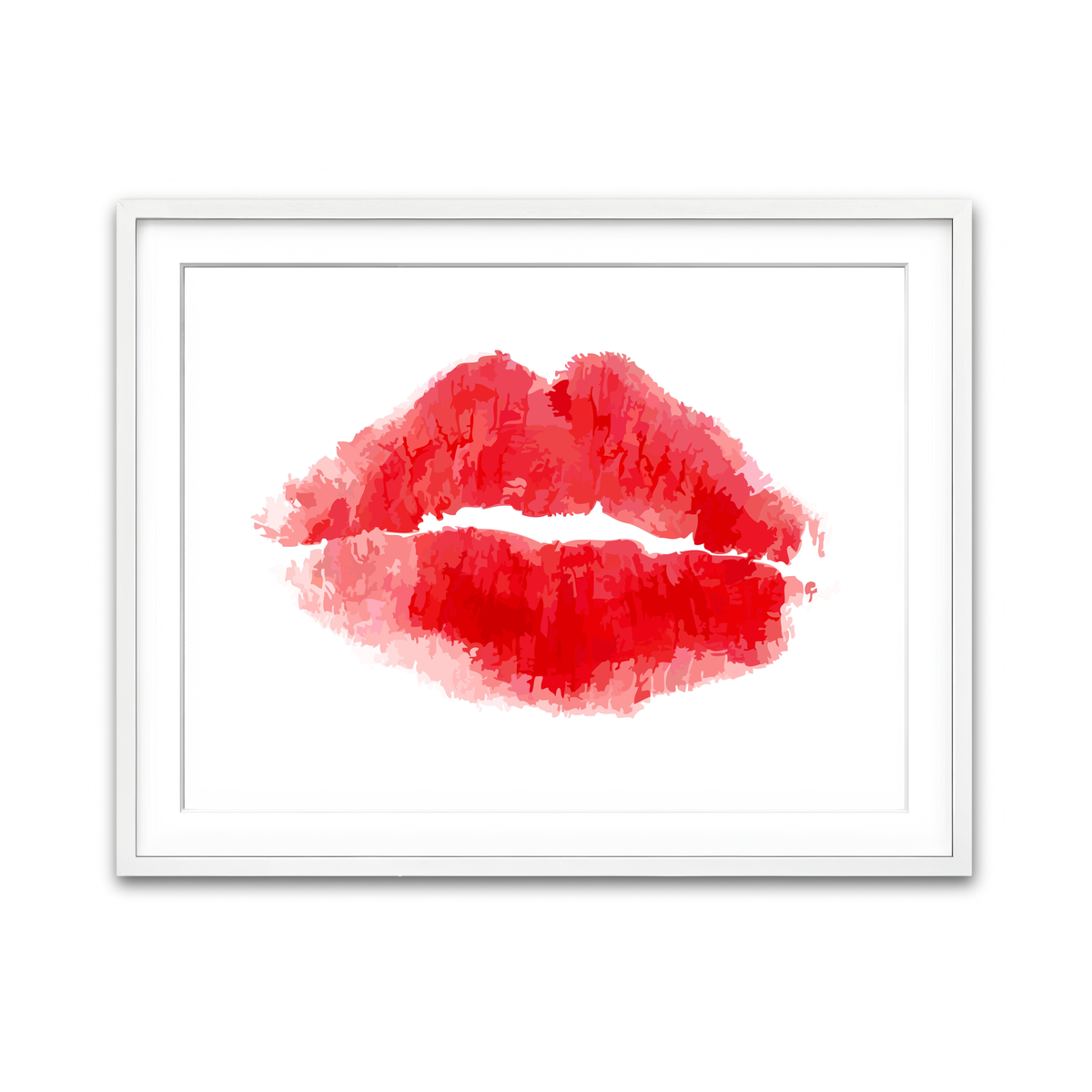 Framed Print 4x3 White