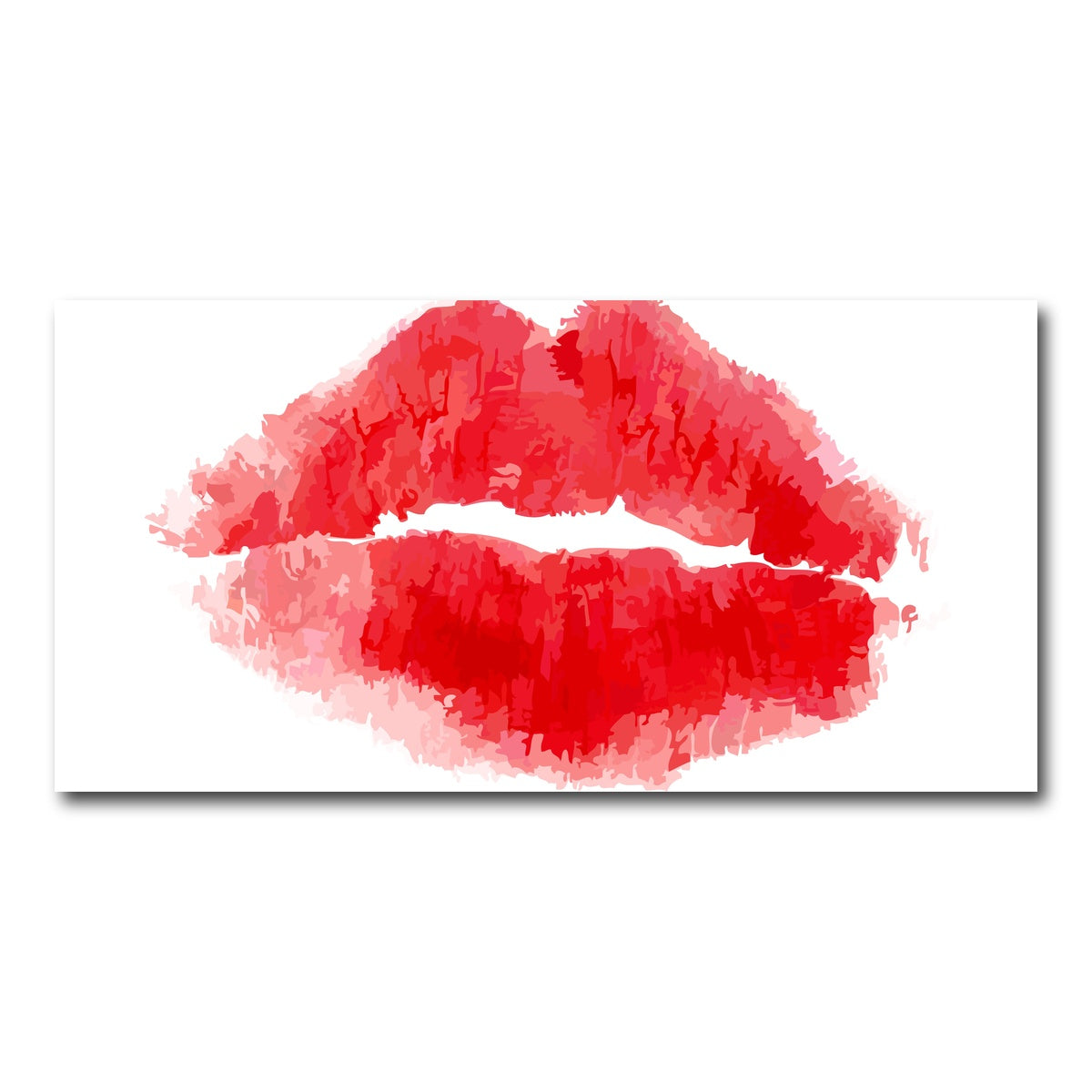 AUTO-MOCKUP WHITE | Lipstick Kiss | 1 Piece | Gallery Wrap Canvas | group=2x1