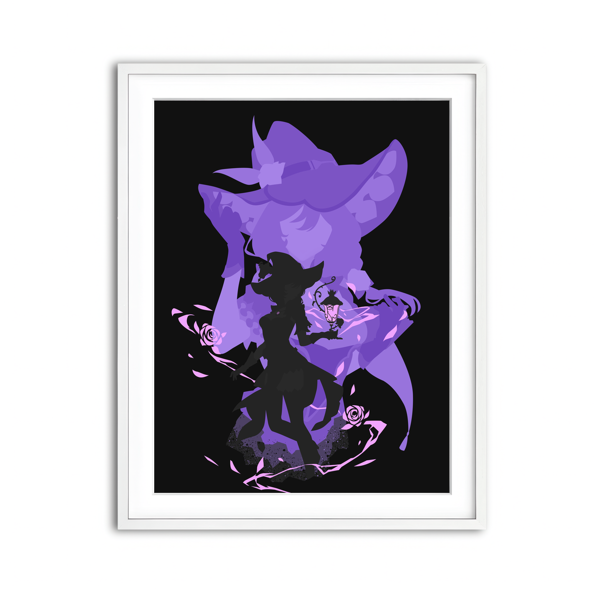 Framed Print 3x4 White