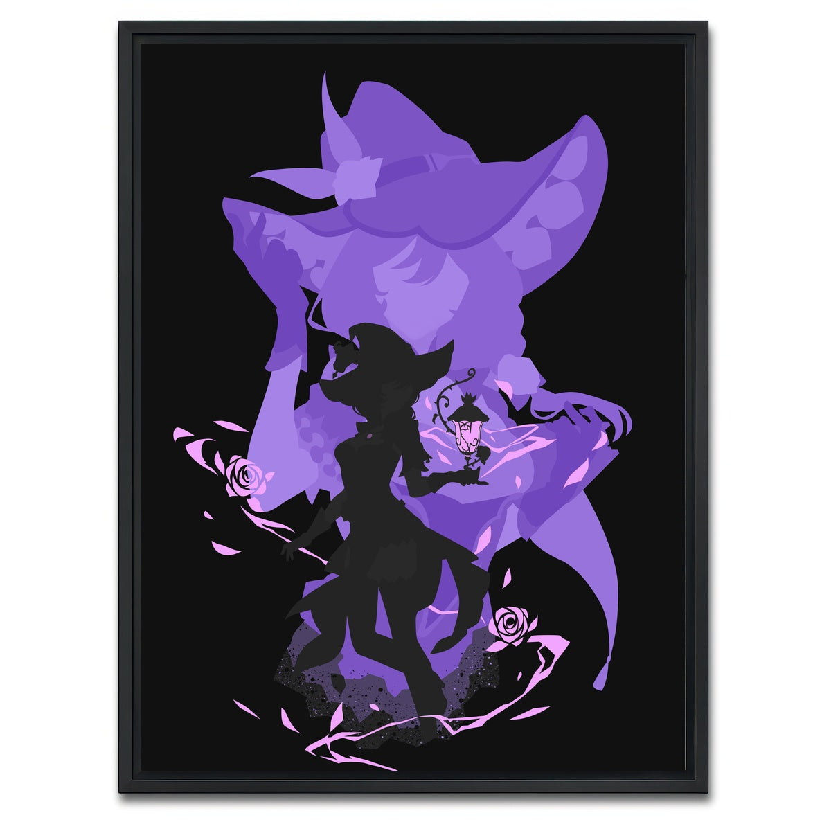 AUTO-MOCKUP WHITE | Lisa | 1 Piece | Black Framed Canvas | group=3x4