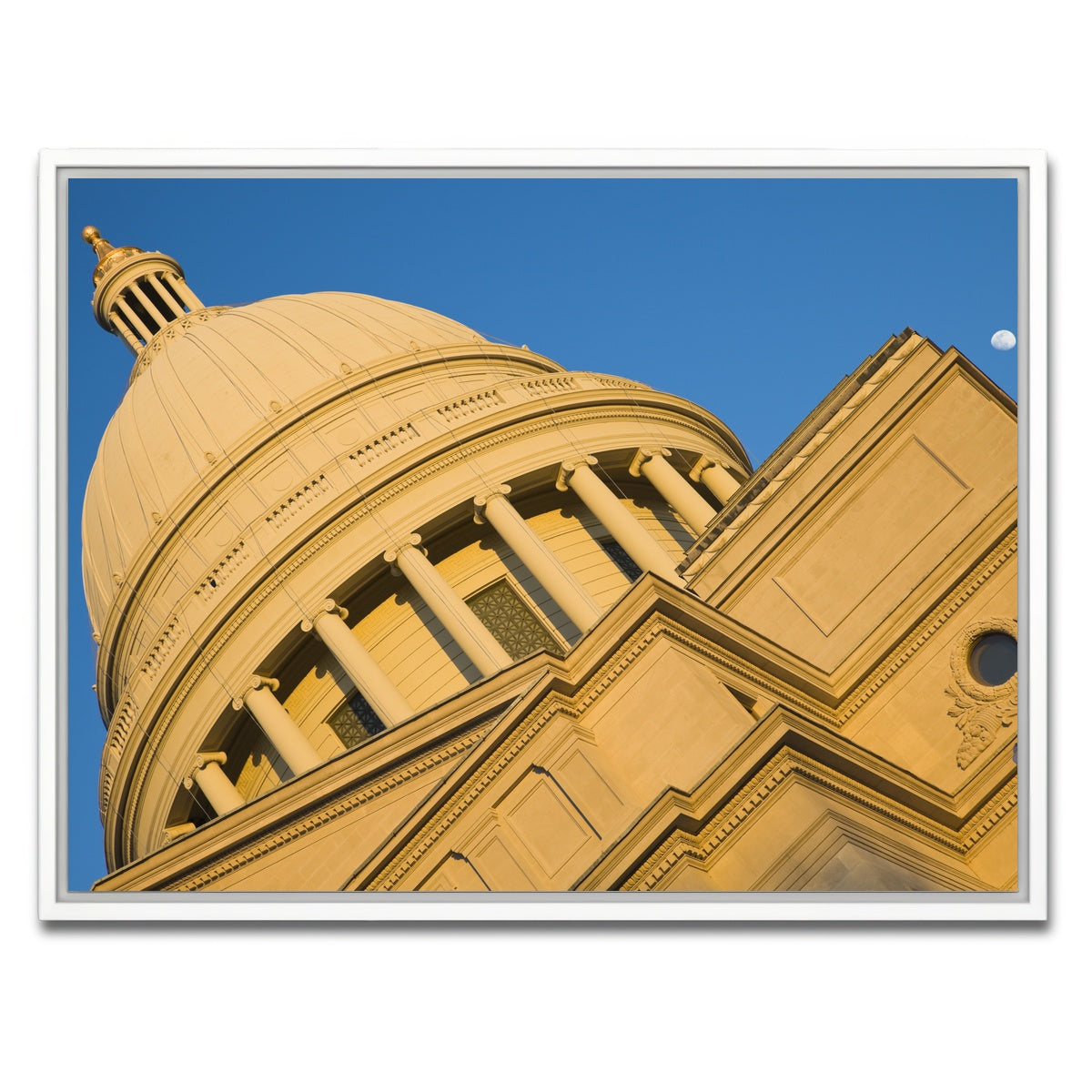AUTO-MOCKUP WHITE | Little Rock - State Capitol | 1 Piece | White Framed Canvas | group=4x3