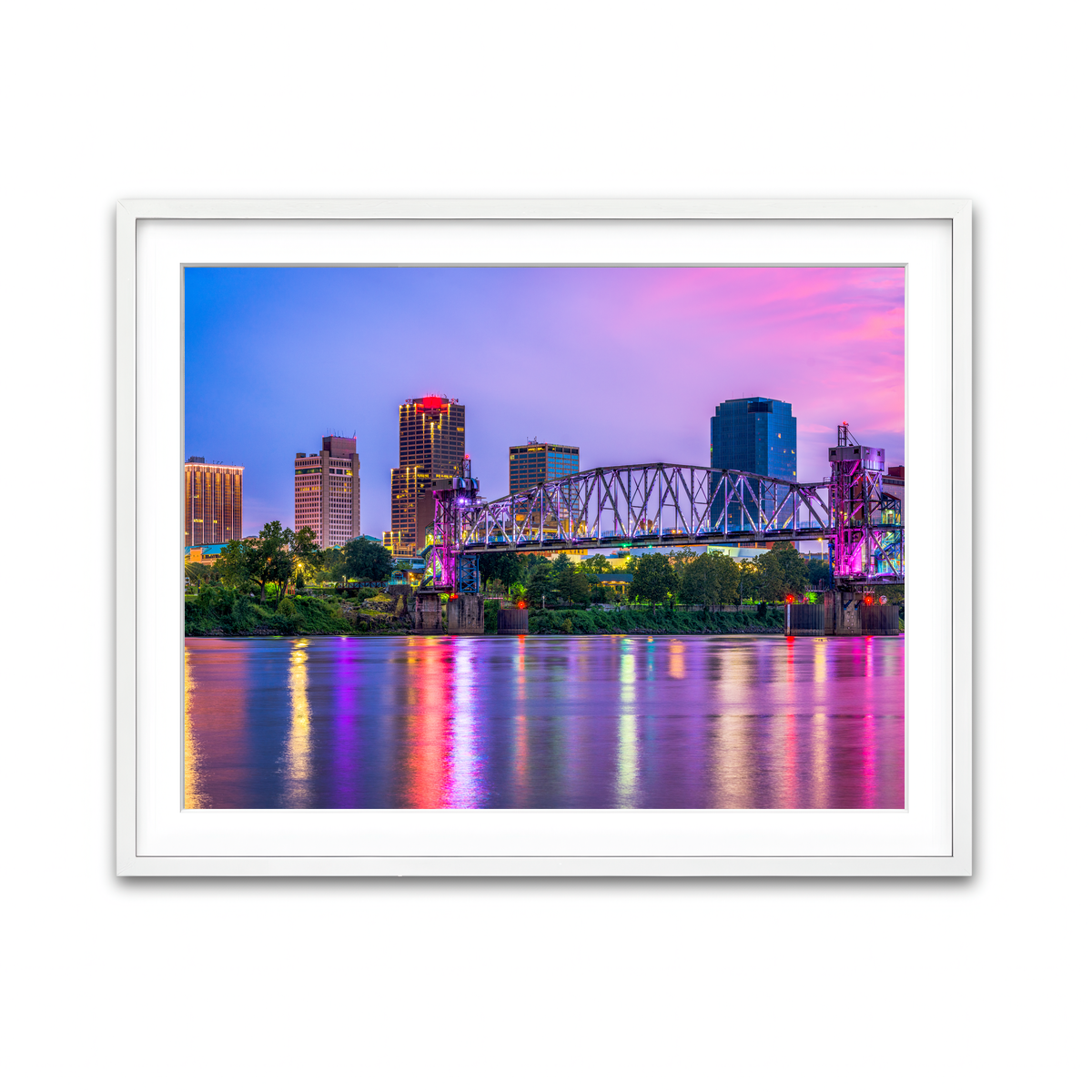 Framed Print 4x3 White