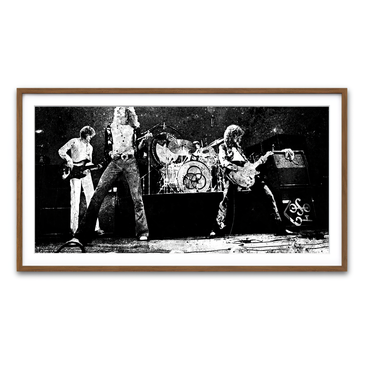 Framed Print 2x1 Walnut