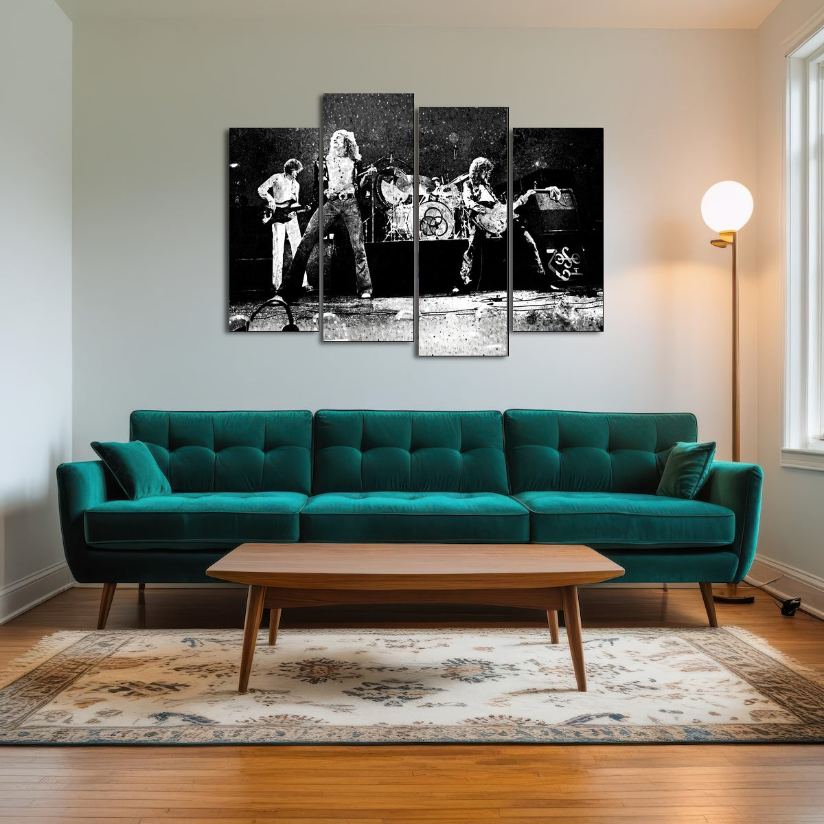 AUTO-MOCKUP ROOM | Live Led Zeppelin Grayscale