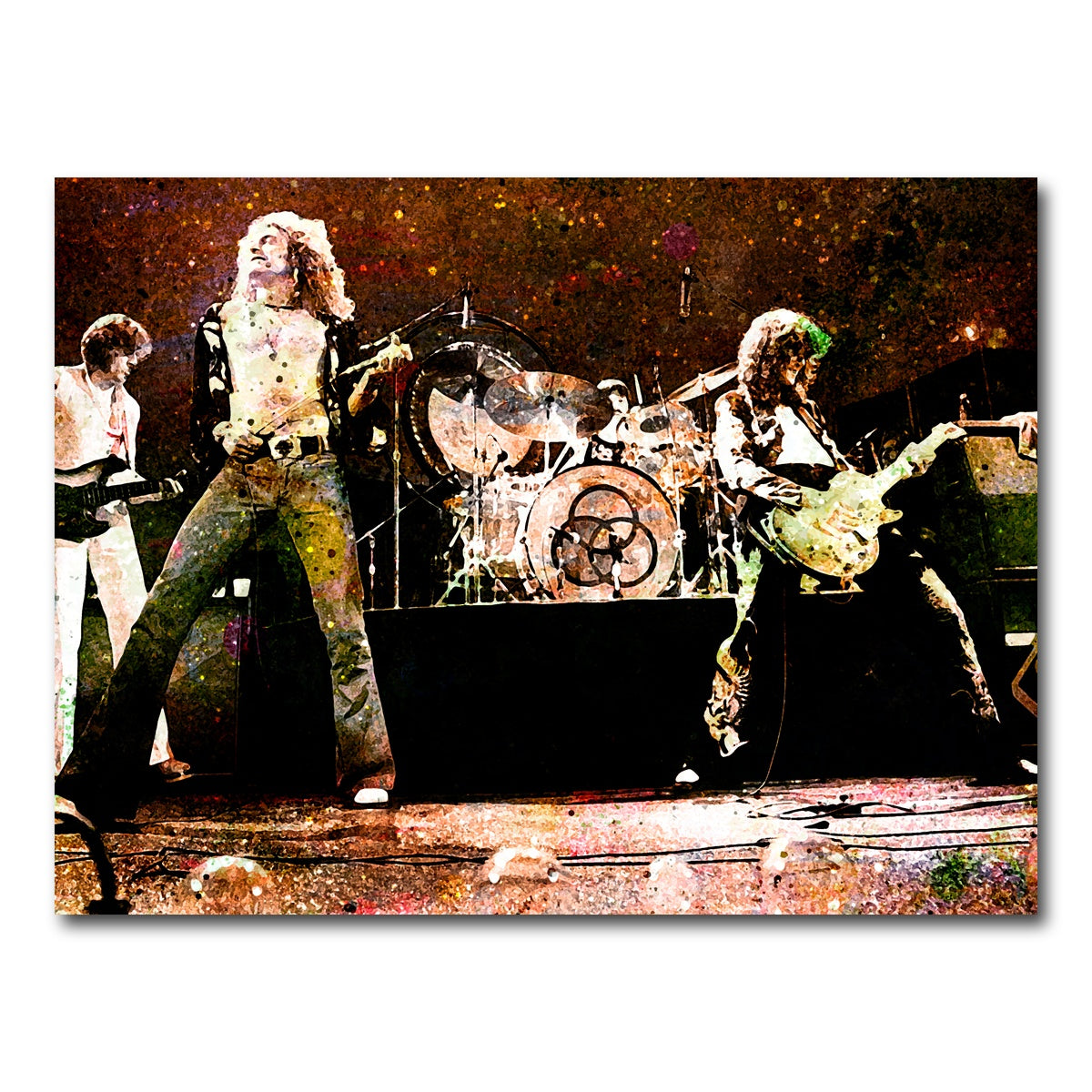 AUTO-MOCKUP WHITE | Live Led Zeppelin | 1 Piece | Gallery Wrapped | group=4x3