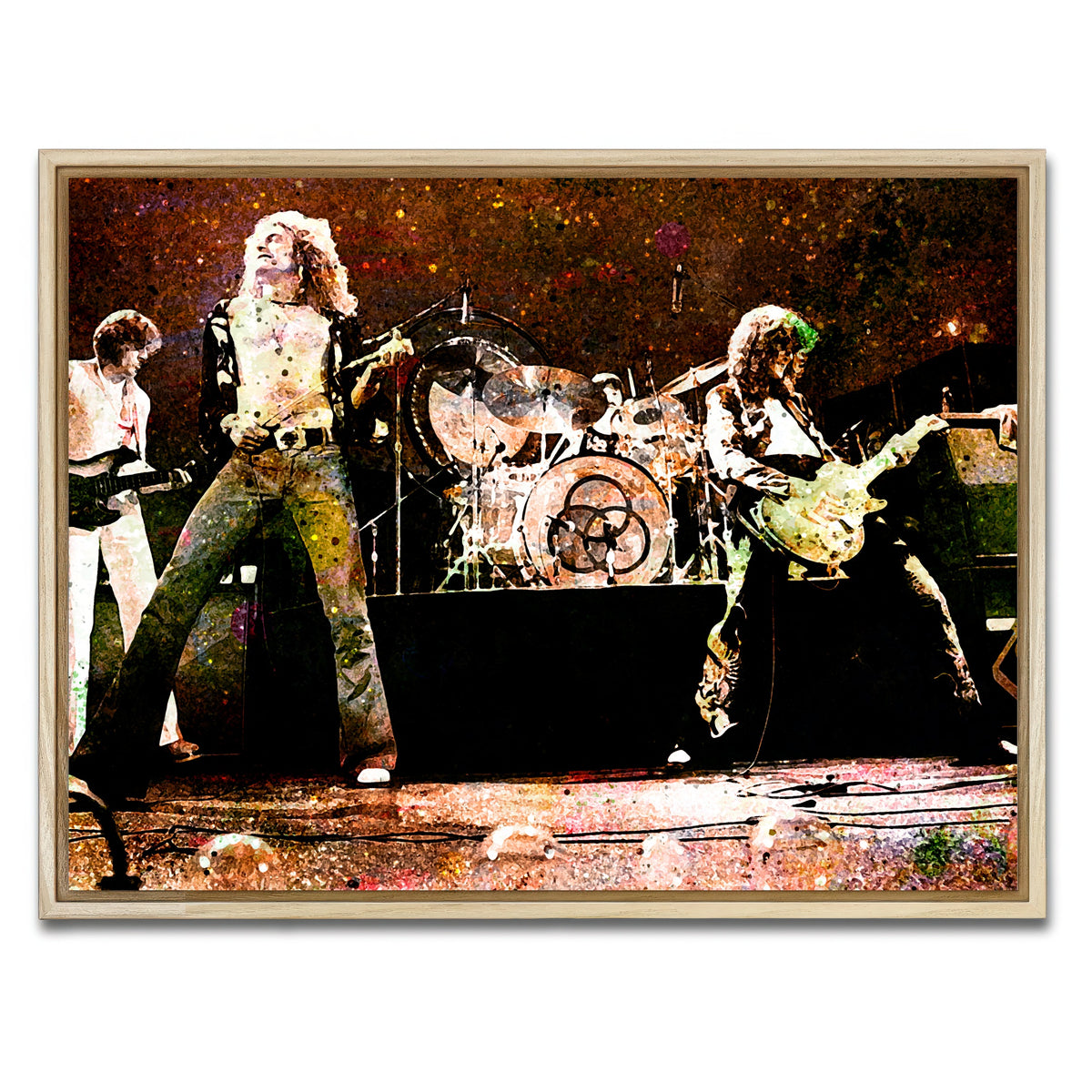 AUTO-MOCKUP WHITE | Live Led Zeppelin | 1 Piece | Natural Frame | group=4x3