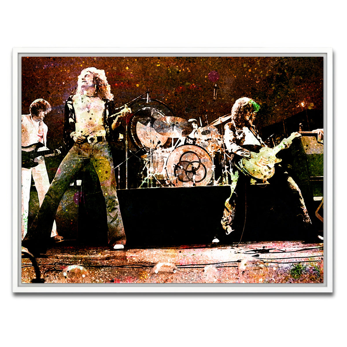 AUTO-MOCKUP WHITE | Live Led Zeppelin | 1 Piece | White Frame | group=4x3