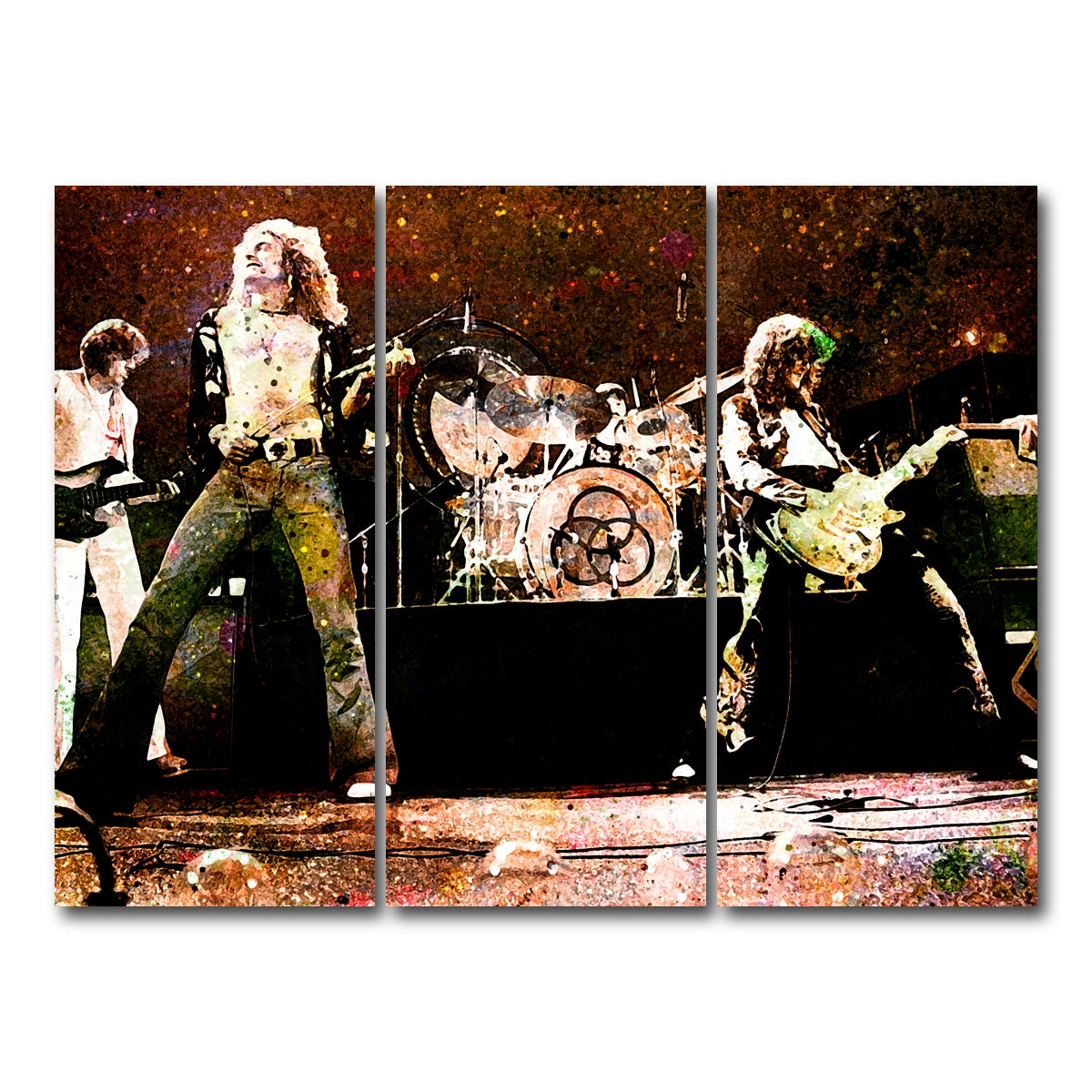 AUTO-MOCKUP WHITE | Live Led Zeppelin | 3 Piece | Gallery Wrapped | group=8x18