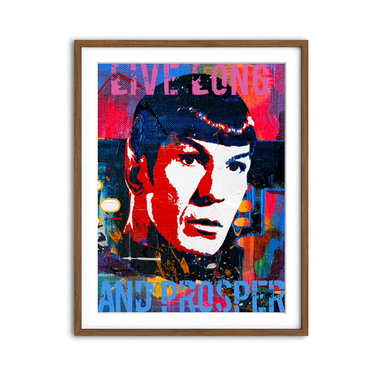 Framed Print 3x4 Walnut