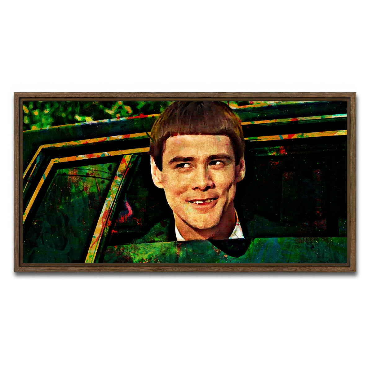 AUTO-MOCKUP WHITE | Lloyd | 1 Piece | Walnut Framed Canvas | group=2x1