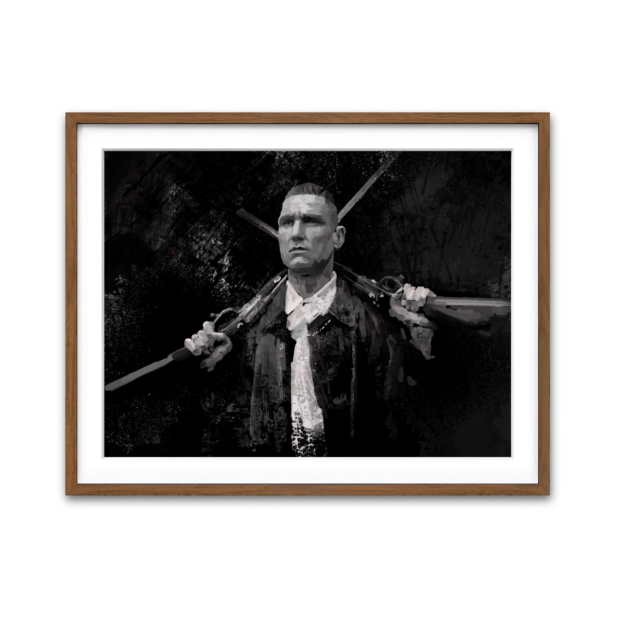 Framed Print 4x3 Walnut