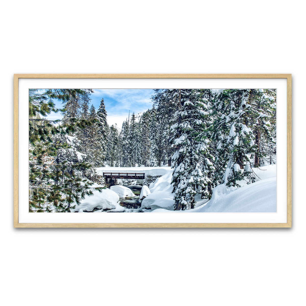 Framed Print 2x1 Natural