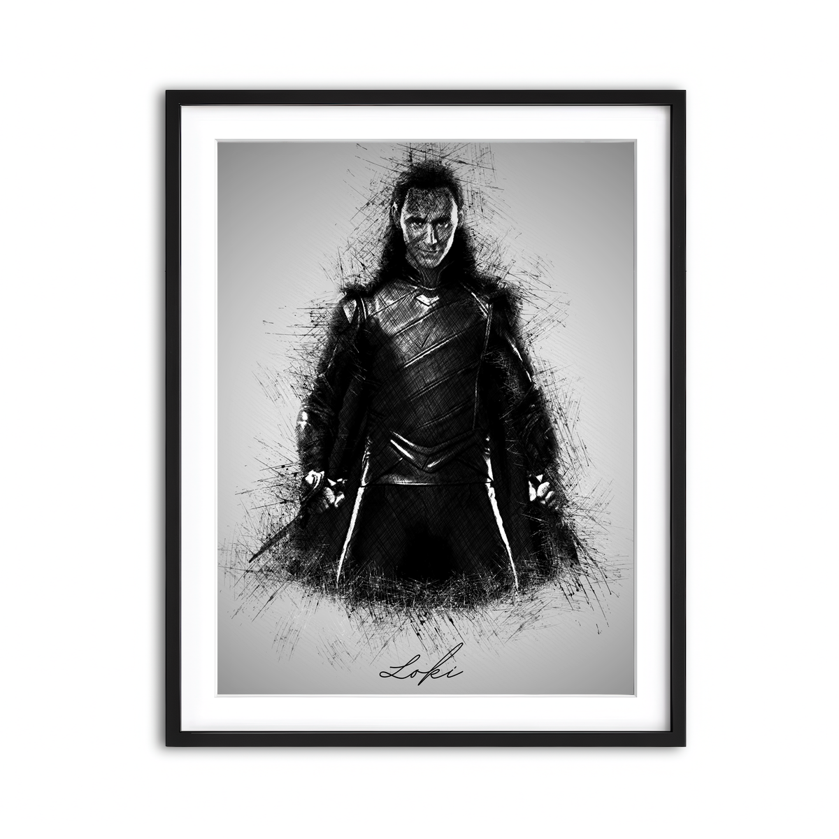 Framed Print 3x4 Black