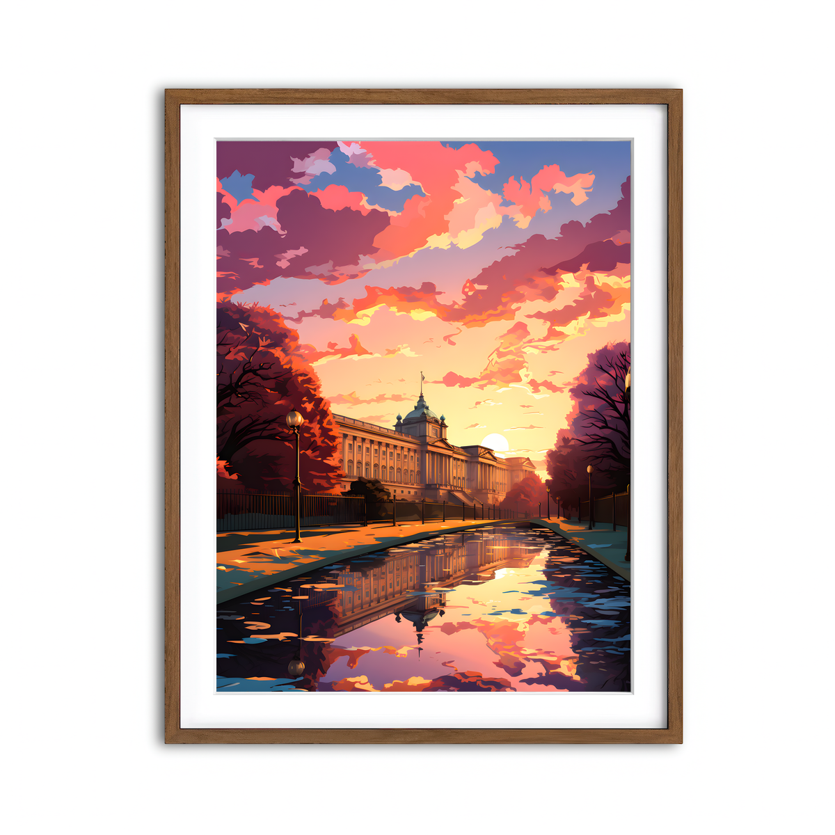 Framed Print 3x4 Walnut