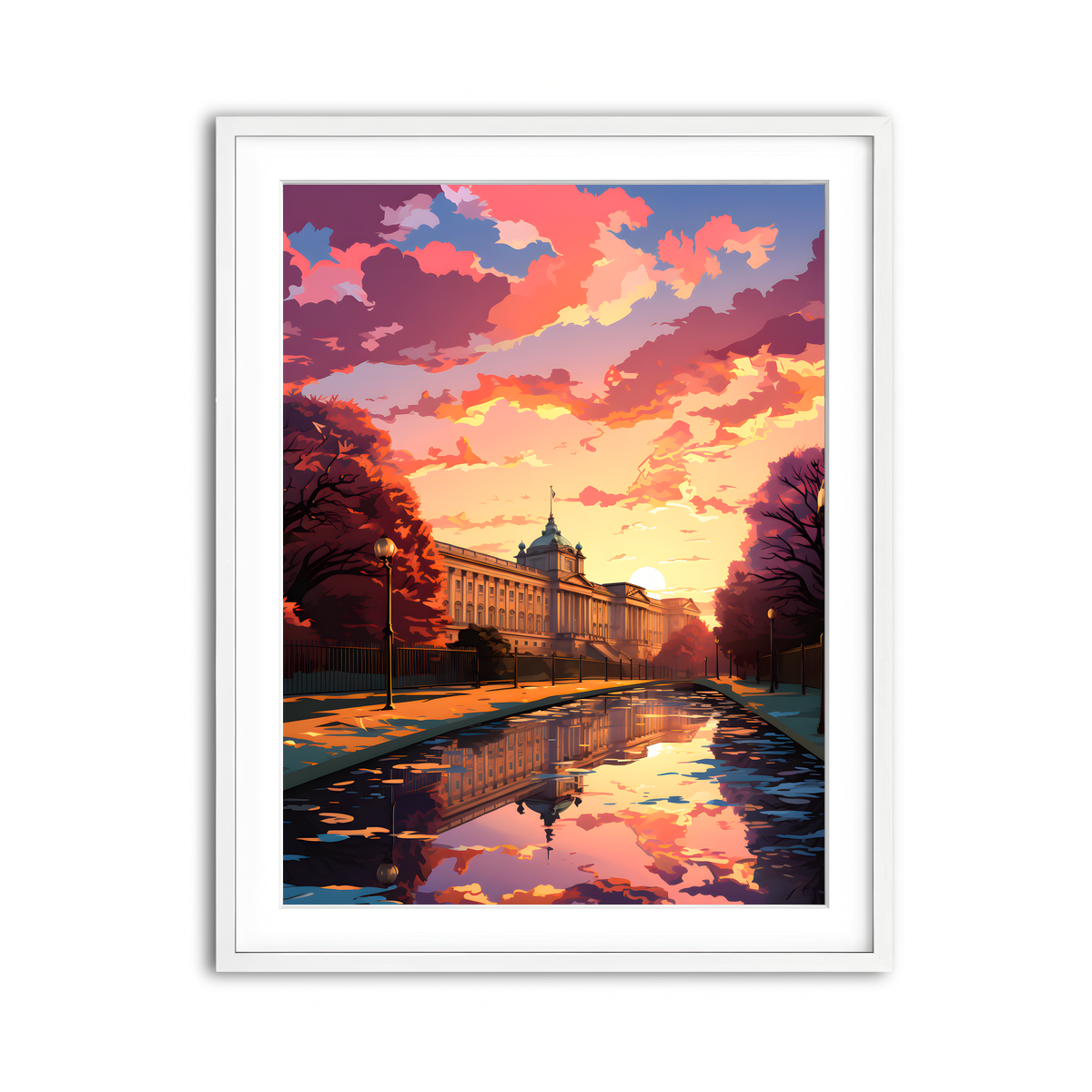 Framed Print 3x4 White