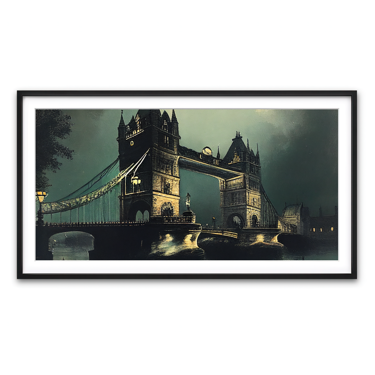 Framed Print 2x1 Black