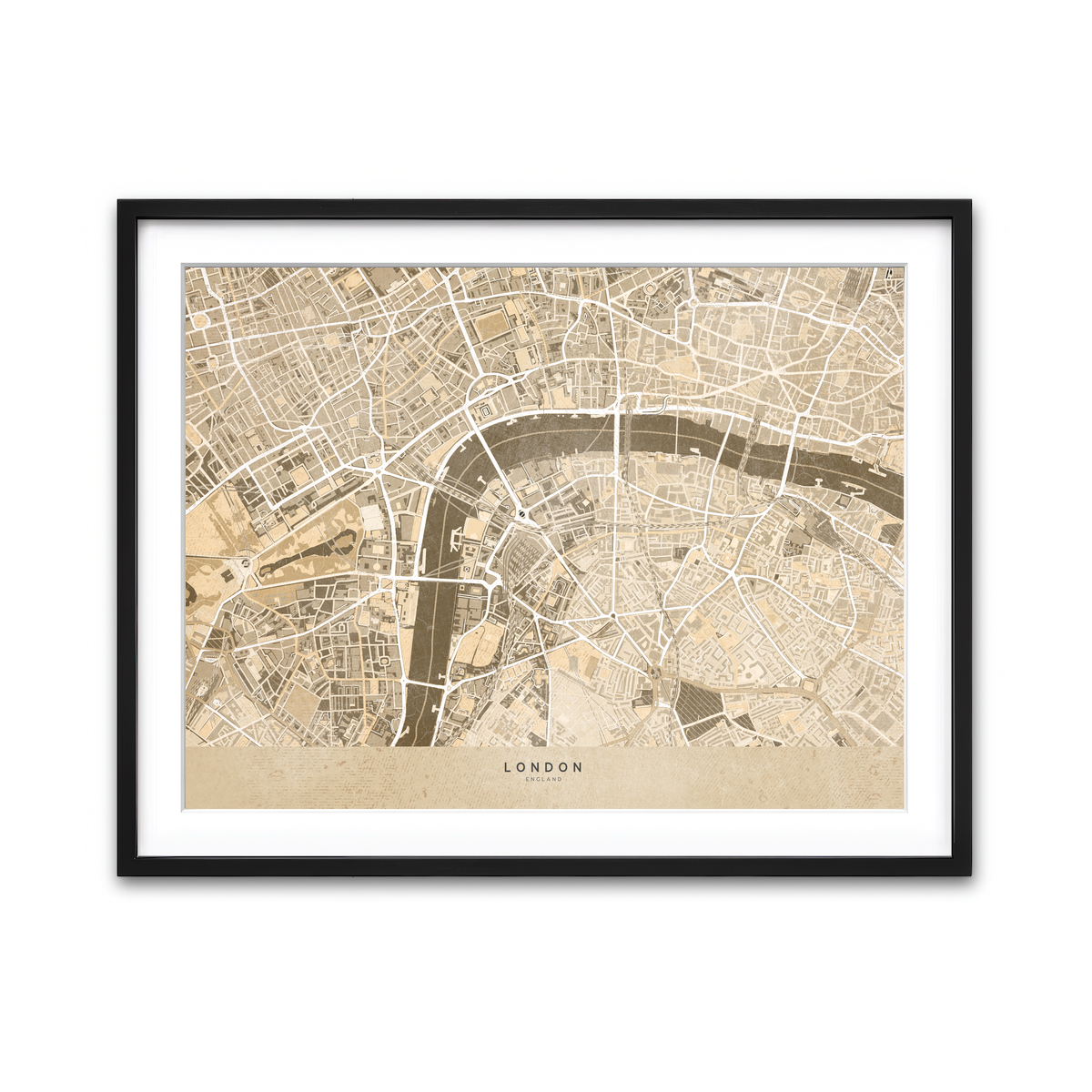 Framed Print 4x3 Black