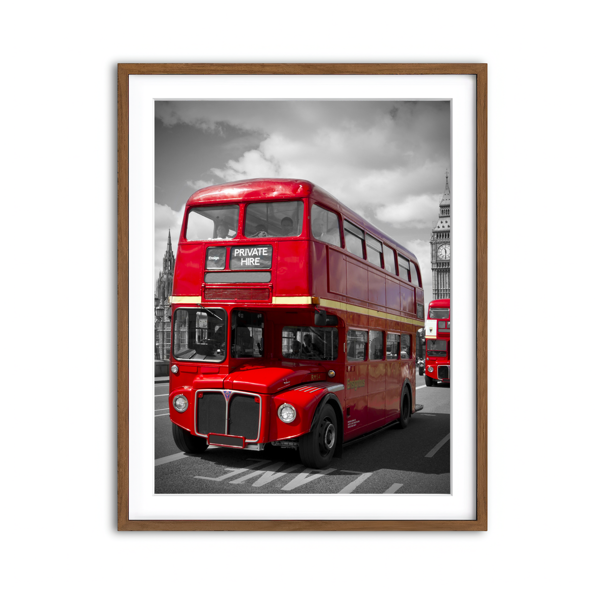 Framed Print 3x4 Walnut