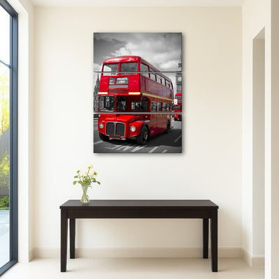 AUTO-MOCKUP ROOM | London Red Buses on Westminster Bridge