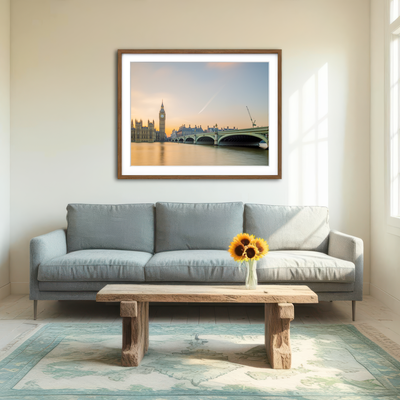 AUTO-MOCKUP ROOM | London Sunset Wall Art