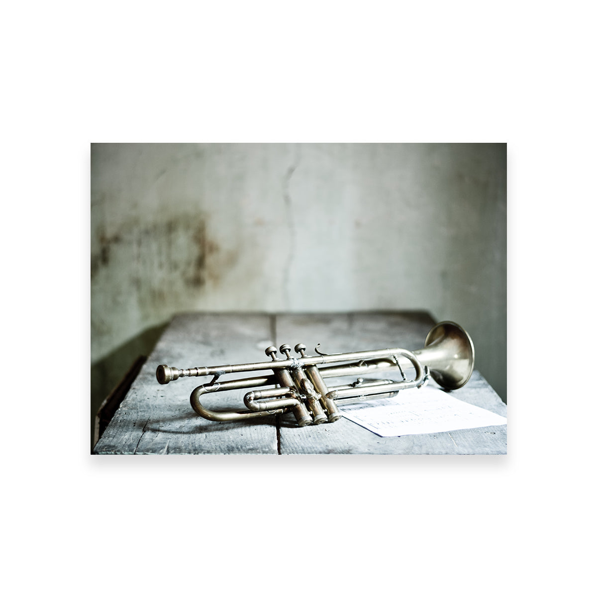 Lone Jazz Trumpet Wall Art