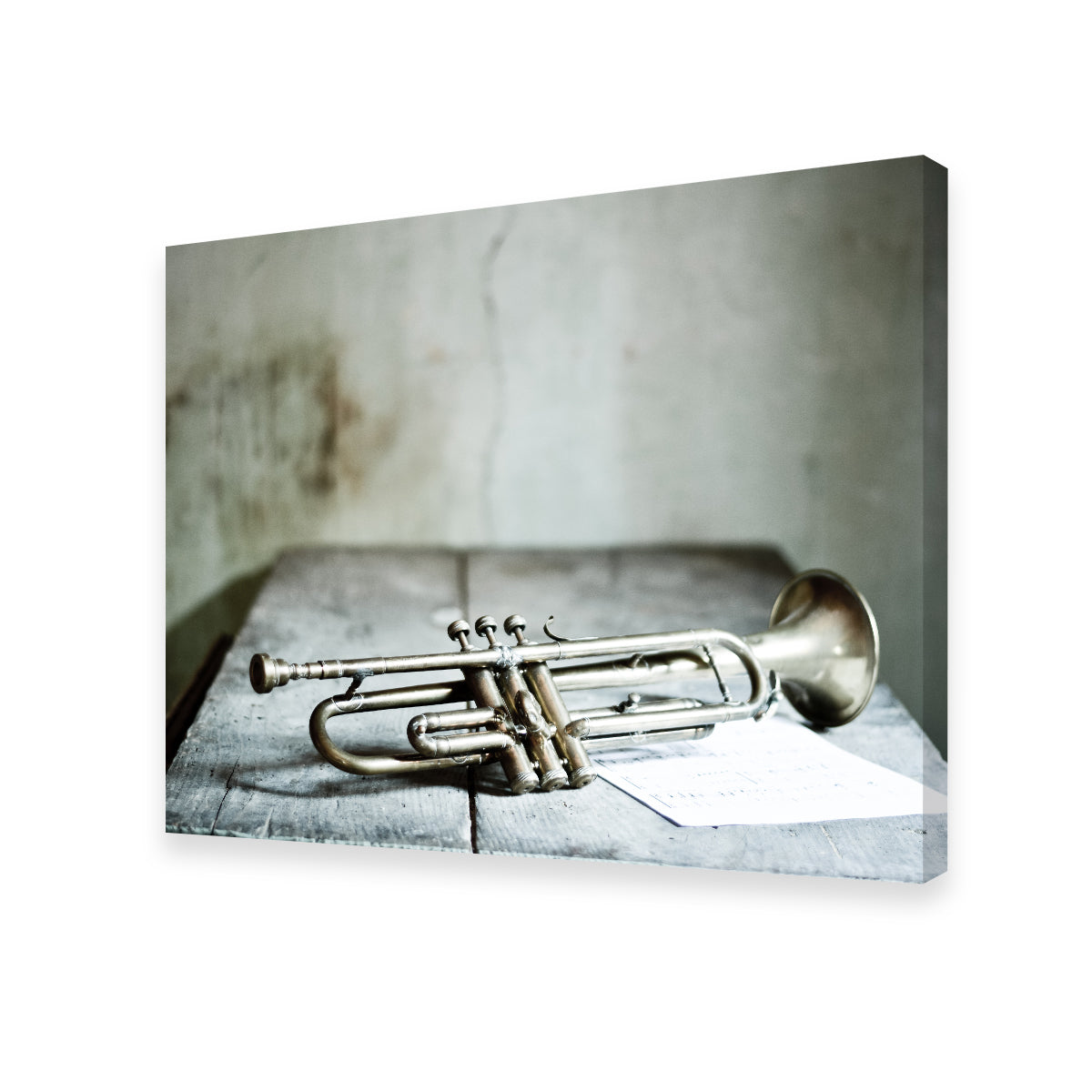 Lone Jazz Trumpet Wall Art
