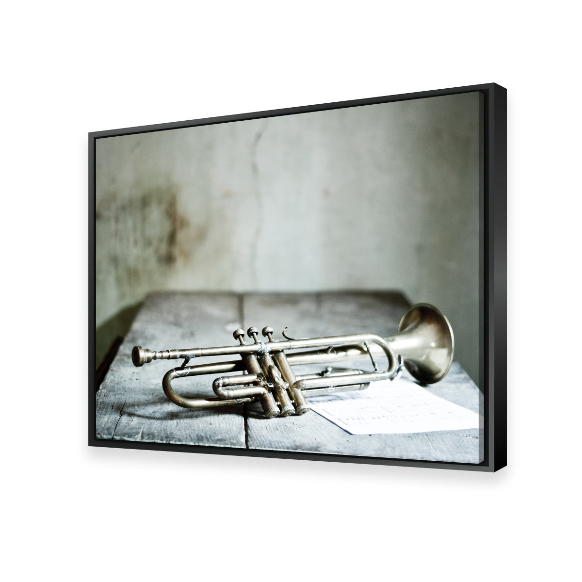 Lone Jazz Trumpet Wall Art