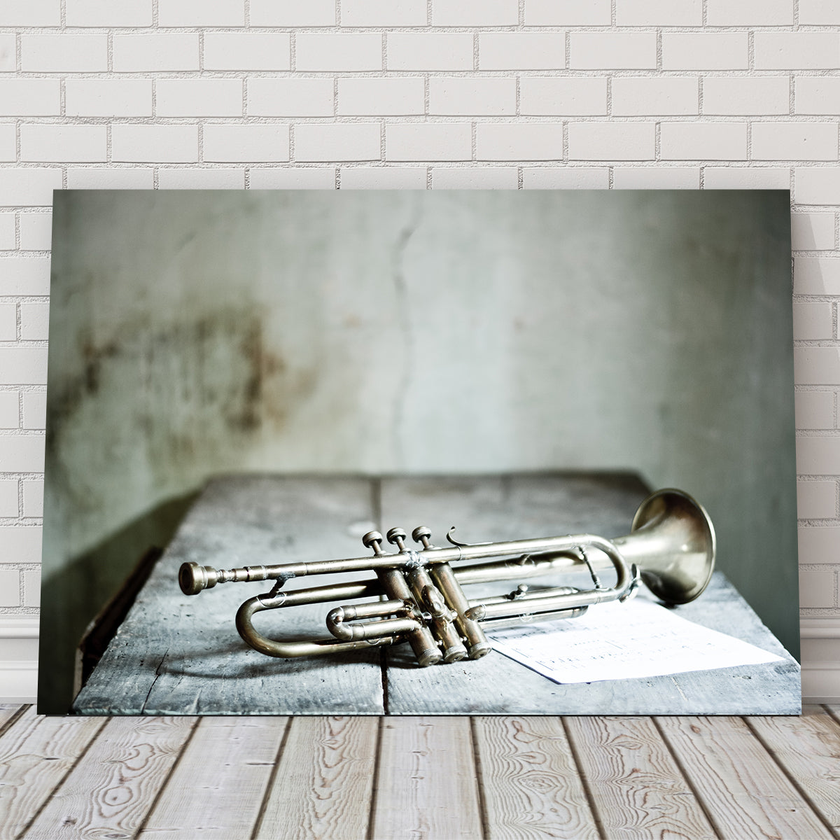 Lone Jazz Trumpet Wall Art