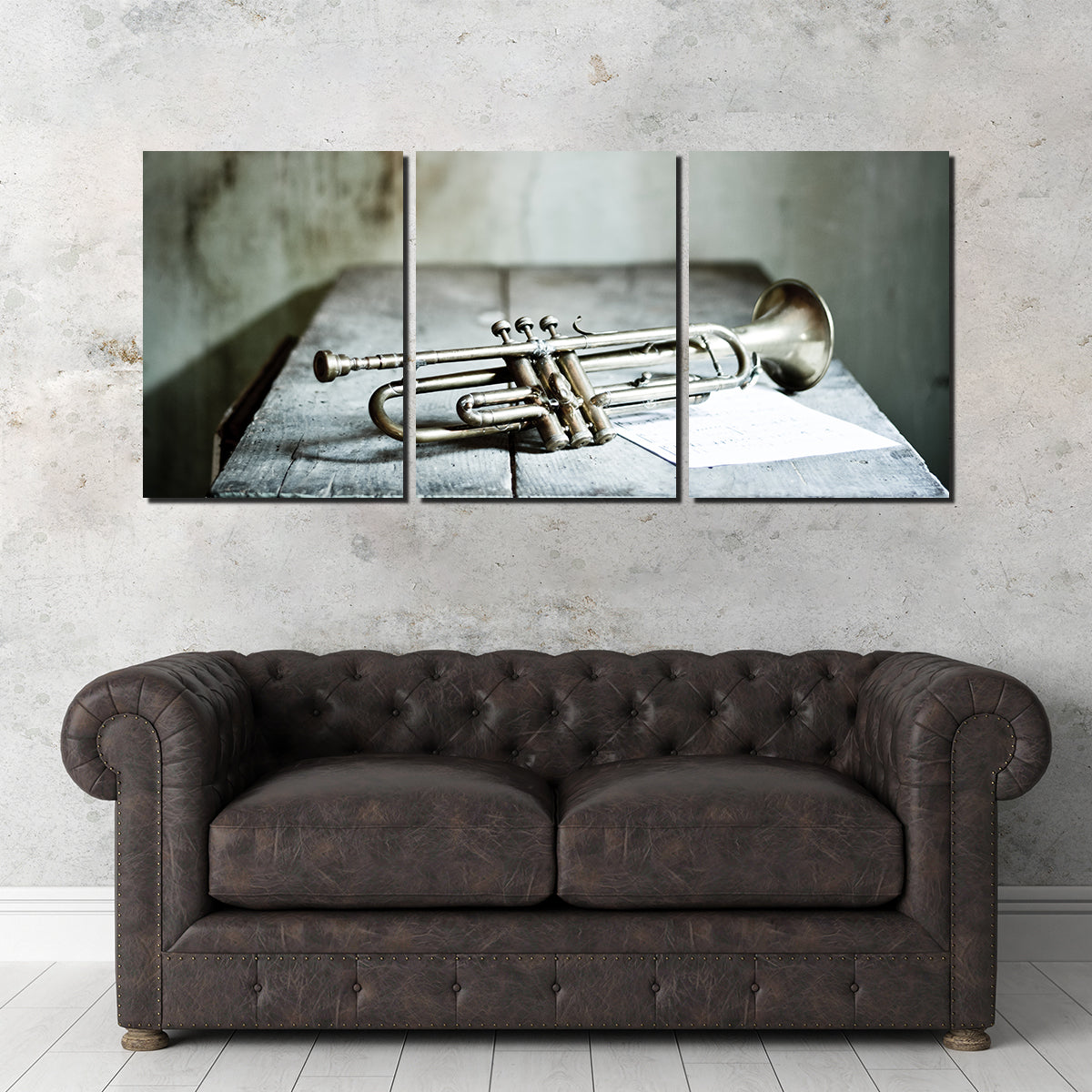 Lone Jazz Trumpet Wall Art
