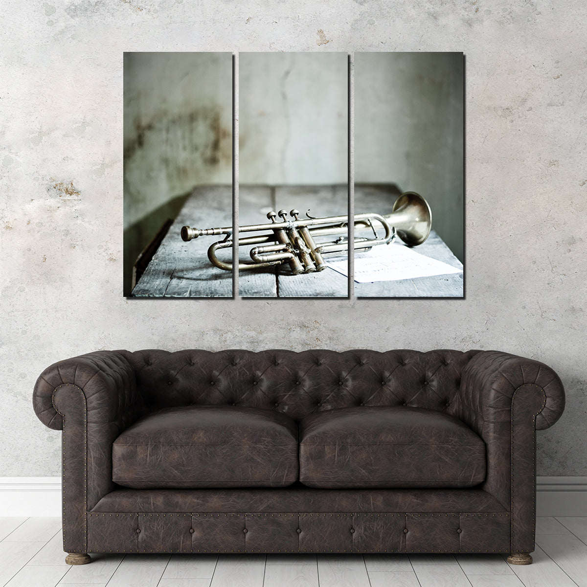 Lone Jazz Trumpet Wall Art