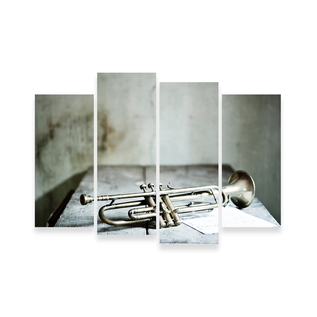 Lone Jazz Trumpet Wall Art