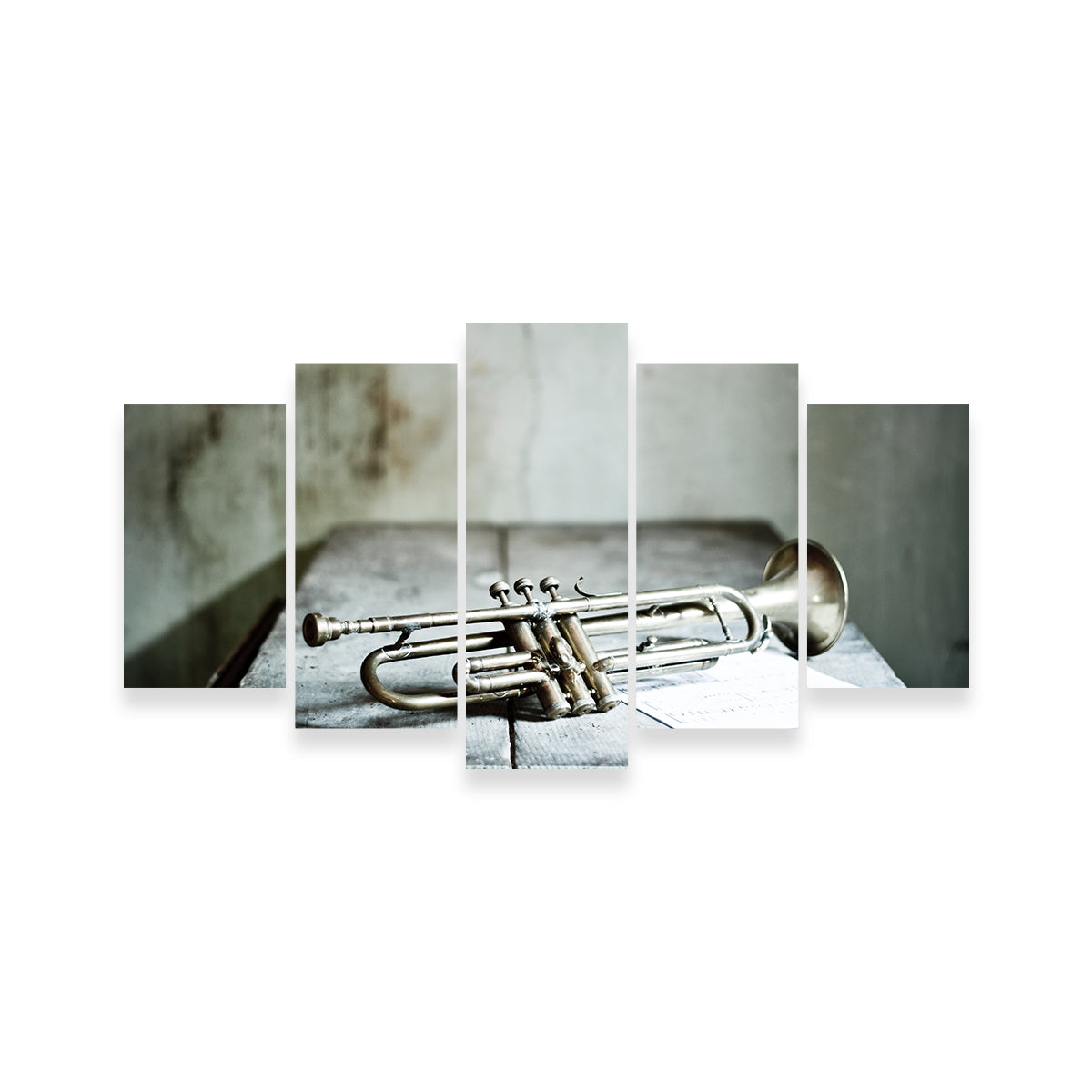 Lone Jazz Trumpet Wall Art