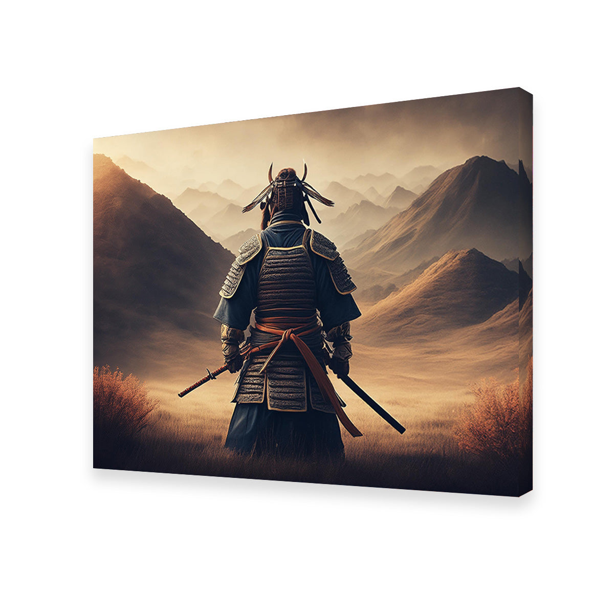 Lone Samurai Warrior Wall Art