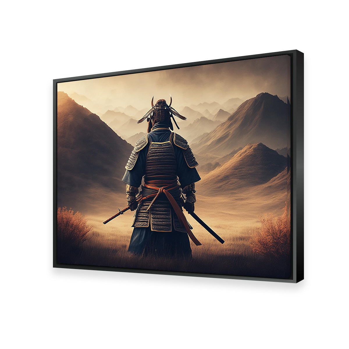 Lone Samurai Warrior Wall Art