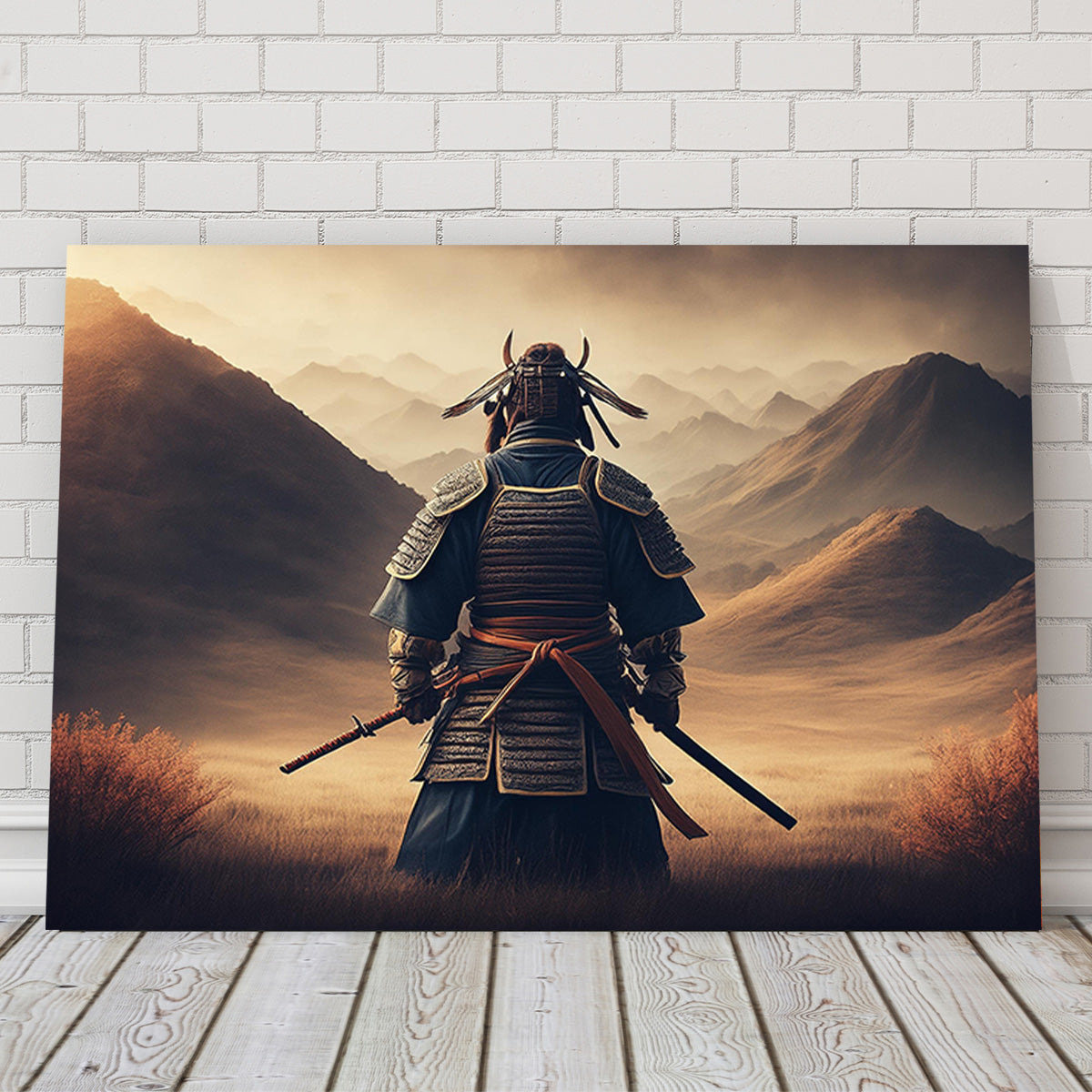 Lone Samurai Warrior Wall Art
